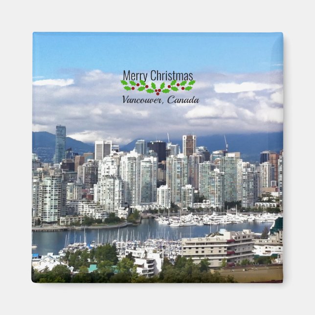 Vancouver Canada Weihnachten Magnet (Vorne)