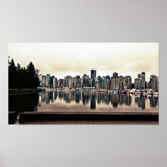 Vancouver City View Poster (Vorne)
