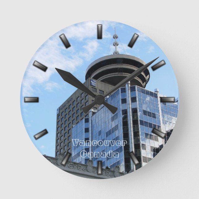 Vancouver Clock Personalisiert Vancouver Wall Uhr (Vorderseite)