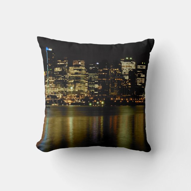 Vancouver Coussin Personnalisé Vancouver Souvenirs (Recto)