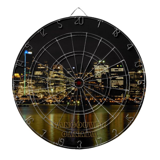Vancouver Dartboard Vancouver Souvenir Dartboard Dartscheibe (vorne)