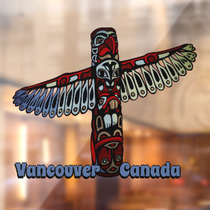 Vancouver Decals Vancouver Souvenir Fensterklammer Fensteraufkleber