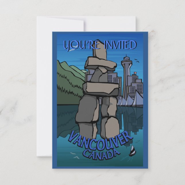Vancouver Einladungen Personalisiert Vancouver UAW (Vorderseite)
