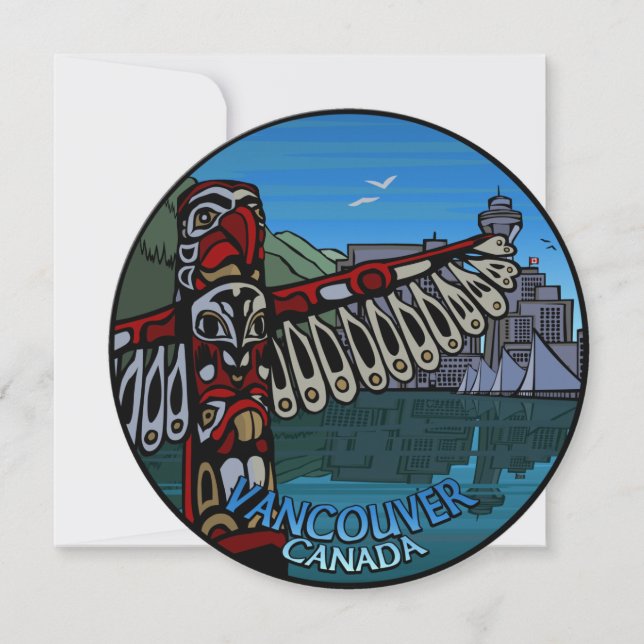 Vancouver Einladungen Personalisiert Vancouver UAW (Vorderseite)