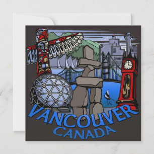 Vancouver Einladungen Personalisierte Vancouver RS