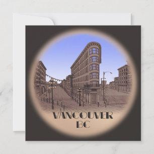 Vancouver Einladungen Personalisierte Vancouver RS