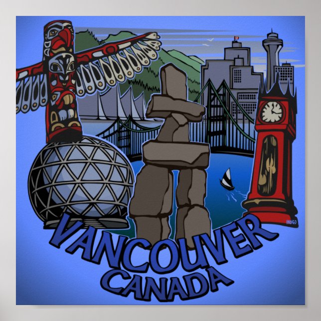 Vancouver First Nations Poster Sehenswürdigkeit Ar (Vorne)