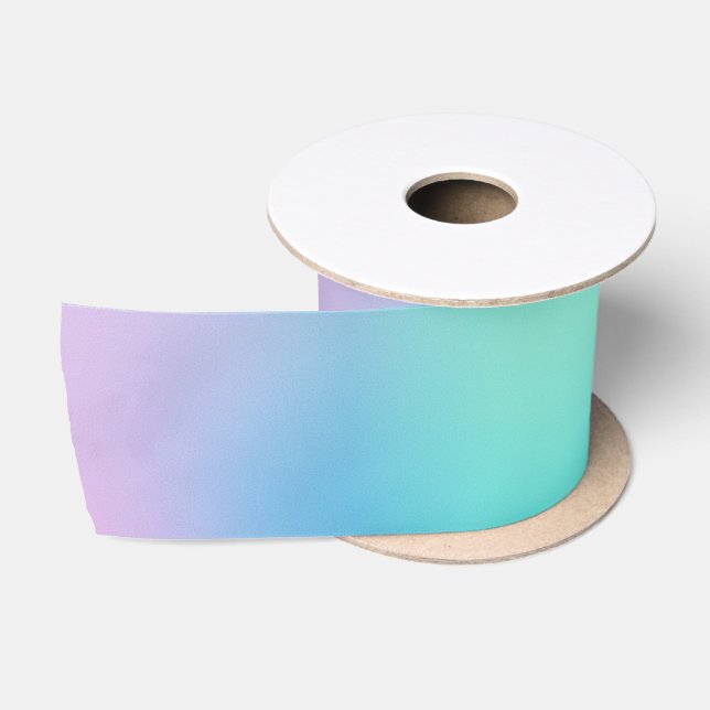 Vancouver-Girl Pastel Gradient Satin Ribbon Satinband (Spule)