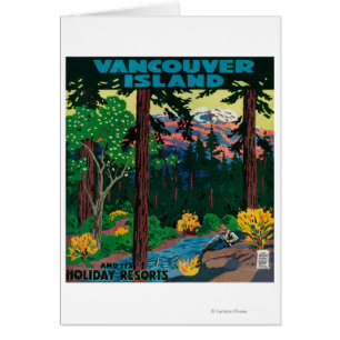 Vancouver-Insel-Werbungs-Plakat