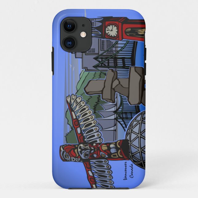 Vancouver iPhone 5 Fall Vancouver Totem Pole Gesch Case-Mate iPhone Hülle (Rückseite)