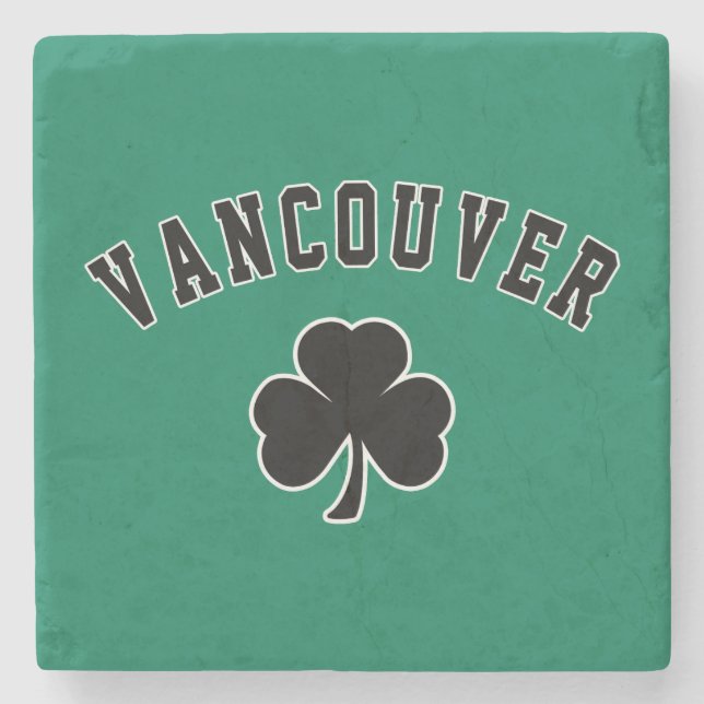 Vancouver Irish Steinuntersetzer (Vorderseite)