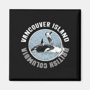 Vancouver Island BC Canada Orca Whales Adventure K Magnet