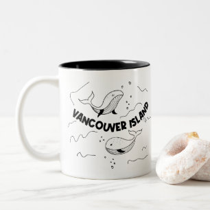 Vancouver Island Kanada Wale Zweifarbige Tasse