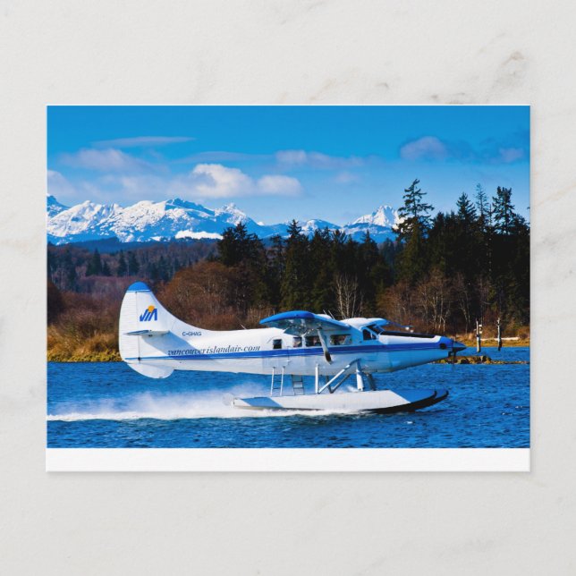 Vancouver Island Sea Flugzeug Postkarte (Vorderseite)