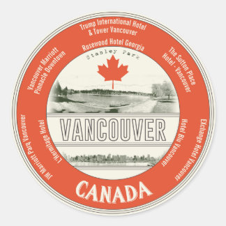 Vancouver Kanada Aufkleber