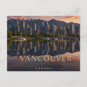 Vancouver Kanada Bergwasserreflexion Postkarte
