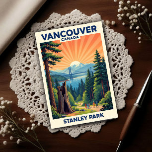 Vancouver, Kanada: Reisepostkarten aus den 1960er Postkarte