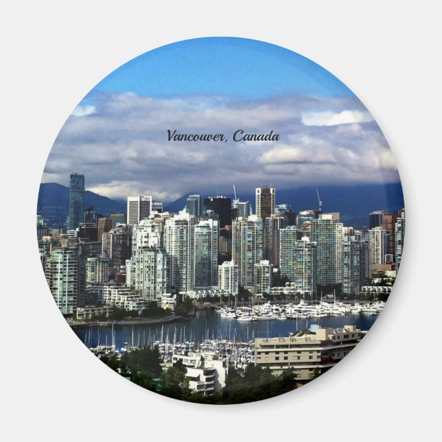 Vancouver, kanadische Skyline Magnet (Vorne)