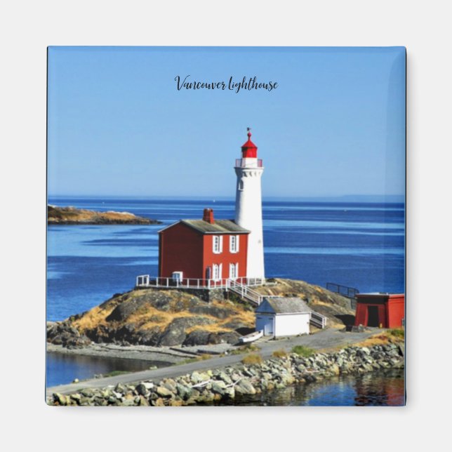 Vancouver Lighthouse, etikettiert Magnet (Vorne)