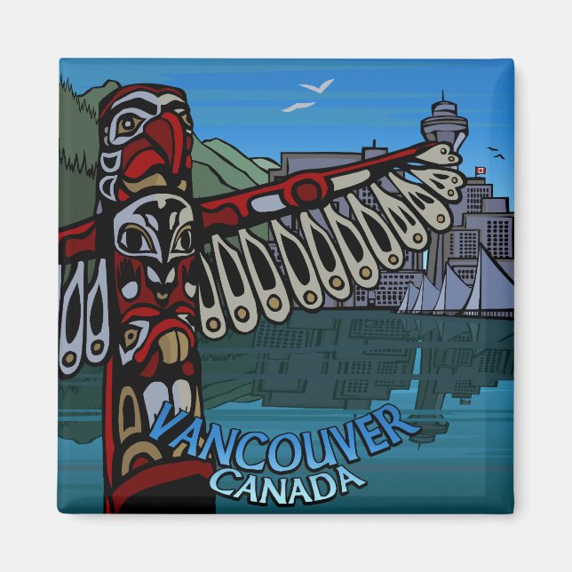 Vancouver Magnet Souvenir Magnet Vancouver Cadeaux (Devant)