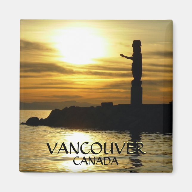 Vancouver Magnet Souvenir Sunset Beach Magnete (Vorne)