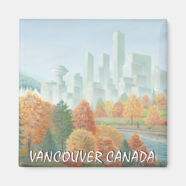 Vancouver Magnet Souvenir Vancouver Sehenswürdigke (Vorne)
