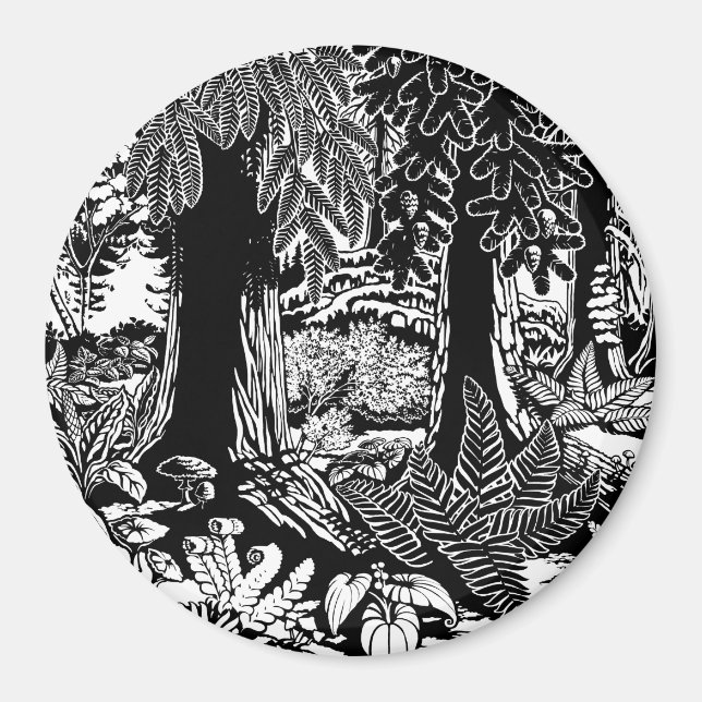 Vancouver Magnet Stanley Park Forest Kühlschrankma (Vorne)