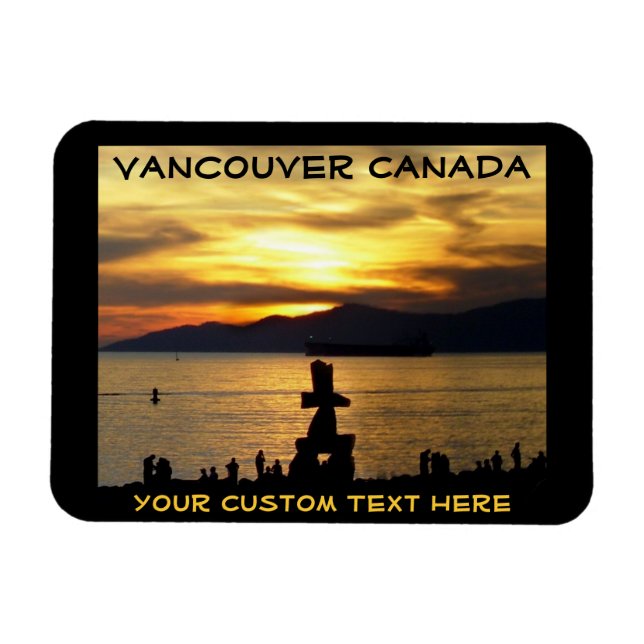 Vancouver Magnet Vancouver CN Magnet personnalisé (Horizontal)