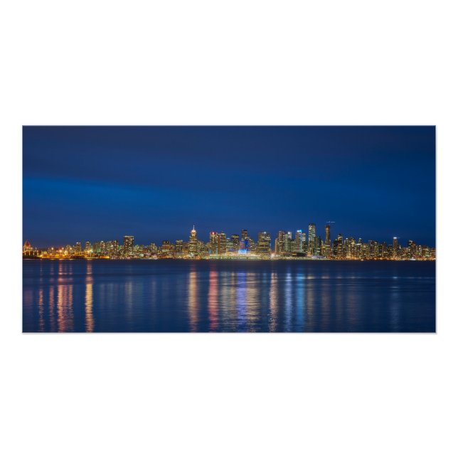 Vancouver nachts poster (Vorderseite)