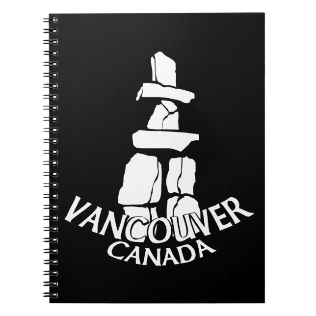 Vancouver Notebook-Sehenswürdigkeit Souvenir Journ Notizblock (Vorderseite)