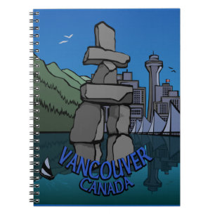Vancouver Notebook-Sehenswürdigkeit Souvenir Journ Notizblock