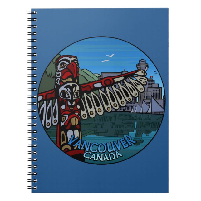 Vancouver Notebook Vancouver Souvenir Journal Notizblock (Vorderseite)