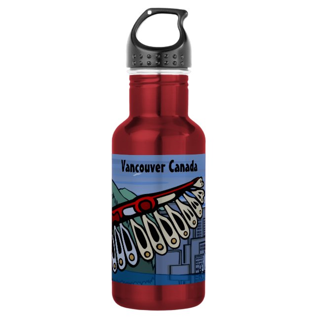Vancouver Personalisiert Vancouver Trinkflasche (Vorderseite)