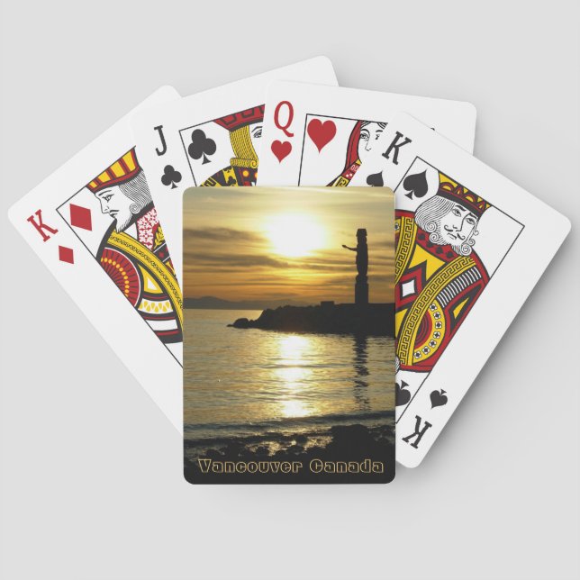 Vancouver Playing Cards Custom Vancouver Souvenirs Spielkarten (Rückseite)