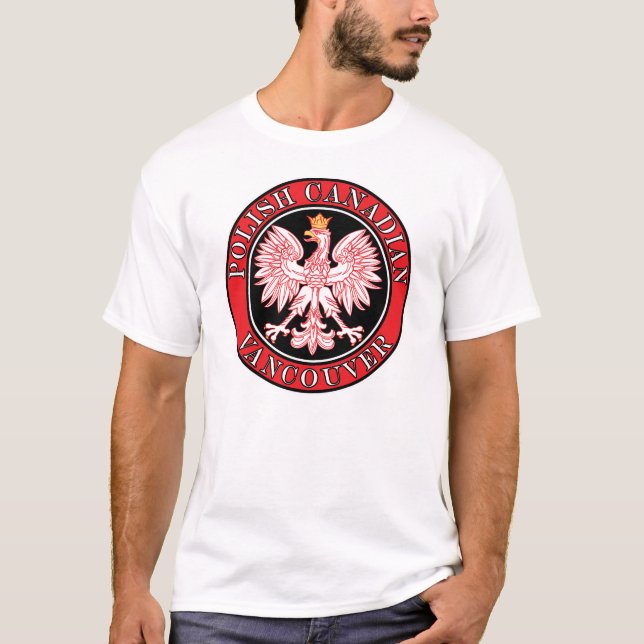 Vancouver Polnischer Adler T-Shirt (Vorderseite)