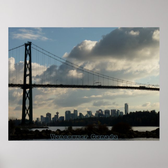 Vancouver Poster Vancouver Lions Tor Souvenir (Vorne)