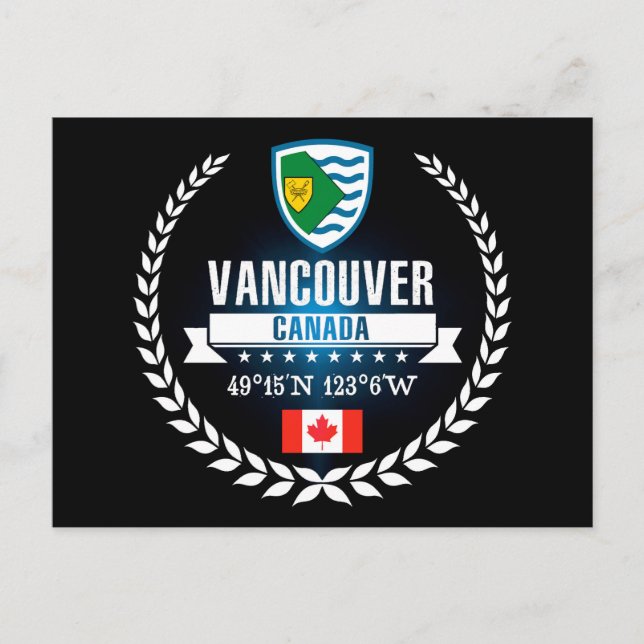 Vancouver Postkarte (Vorderseite)