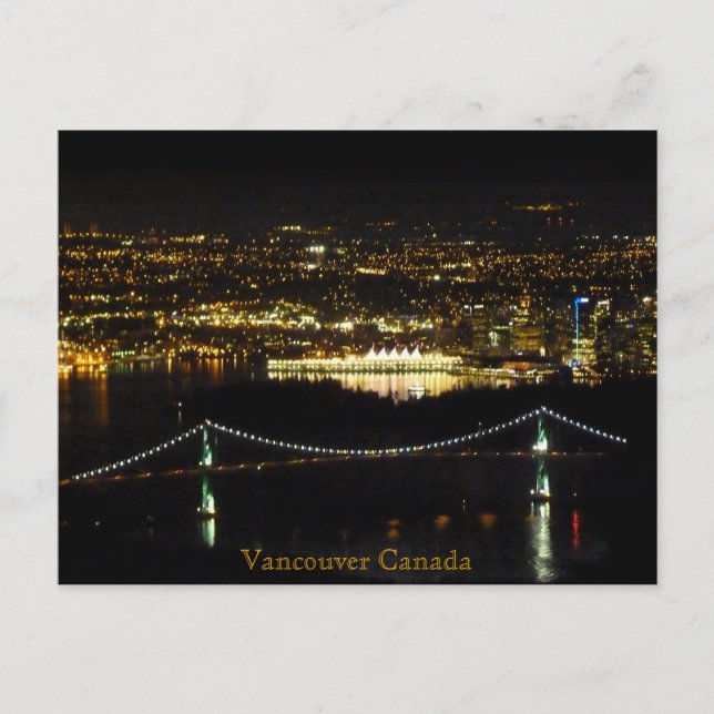 Vancouver Postkarten Libelle Gate Personalisierte  (Vorderseite)