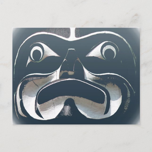 Vancouver Postkarten Totem Loch & Sehenswürdigkeit (Vorderseite)