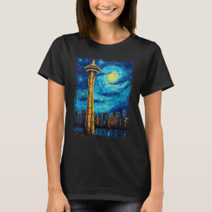 Vancouver Retro Vintag Vancouver Canada Van Gogh T-Shirt