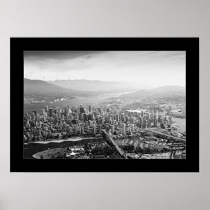 Vancouver (schwarz & weiß) poster