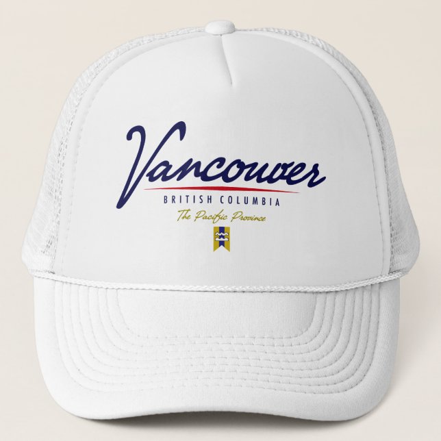 Vancouver-Skript Truckerkappe (Vorderseite)