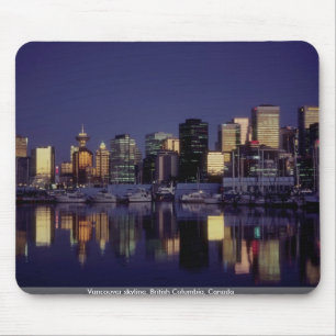 Vancouver-Skyline, Britisch-Columbia, Kanada Mousepad
