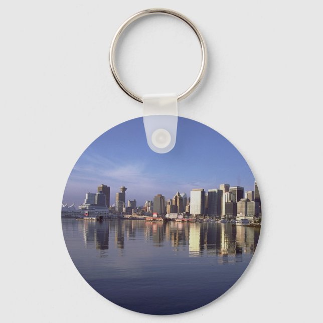 Vancouver skyline, British Columbia, Kanada Schlüsselanhänger (Vorderseite)