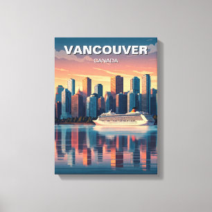 Vancouver Skyline Canada Travel Leinwanddruck