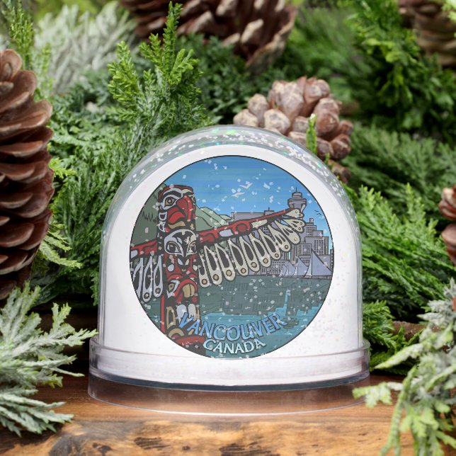 Vancouver Snow Globe Custom Vancouver Snowglobe Schneekugeln (Winter)