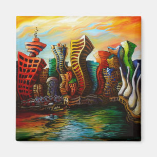 Vancouver-Sonnenaufgang Magnet