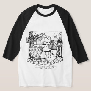 Vancouver Souvenir Damen Vancouver Trikot T-Shirt