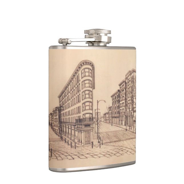 Vancouver Souvenir Flask Vancouver Gastown Geschen Flachmann (Rechts)