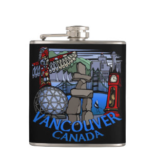 Vancouver Souvenir Flask Vancouver Sehenswürdigkei Flachmann
